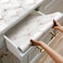 Quttisay Shelf Liner for Kitchen Cabinets,Non Adhesive Cabinet Liner,Non-Slip Drawer Liner,Waterproof Shelf Liner Easy to Clean Strong Grip Liner for Cabinets,Drawers,Cupboard，(Flower 12 inx10 FT)