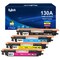 130A Toner Cartridge,Compatible Replacement for HP 130 A CF350A CF351A CF352A CF353A for HP Color Laserjet Pro MFP M177fw M176n M177 M176 Printer,Black Cyan Yellow Magenta,4 Pack
