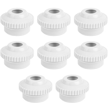 Canamax Ultra Durable SP1419D Flow Inlet Fitting with 1-1/2 inch MIP Thread - Suitable for Most Swimming Pools - Replacement for Hayward SP1419E - Pack of 8