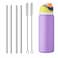 Straw Replacement for Owala Water Bottle 24 oz 32 oz, Metal Drinking Straw with Straw Cleaner Brush Compatible with Owala FreeSip 24OZ/32OZ, Stainless Steel Straw Accessories for Owala Water Bottle