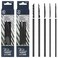 STAPENS Willow Charcoal Sticks, 60 Pieces Artist Charcoal Pencils for Drawing, Approx 2-6mm in Diameter