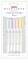 Zebra Line Marker, Thick &amp; Fine Water Based Pigment, Mildliner, 5 Colors, WKT7-5C-YC