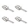 TeamFar Mini Scoop, 3oz Stainless Steel Canister Small Ice Candy Scoop for Kitchen Dispenser Buffet Jars, Healthy &amp; Sturdy, Multi-use &amp; Mirror Finish, Dishwasher Safe-4 PCS