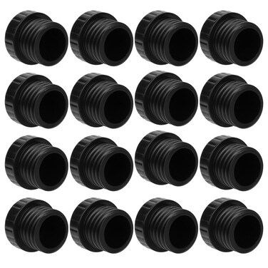 16pcs Light Socket Safety Caps Plugs, ID 0.75" OD 1.02" E26 Light Bulb Socket Cover End Caps Light Socket Protective Caps for String Lights Recessed &amp; Standard Light Sockets