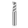 SpeTool O Single Flute Spiral Router Bit 1/2 Inch Shank 1-1/4 Inch Cutting Length, Solid Carbide CNC End Mill, Ideal for Aluminum Acrylic Wood Cutting