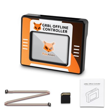 FoxAlien CNC Offline Controller, Offline Control Module with Touchscreen LCD GRBL Control for FoxAlien Masuter 3S, Vasto, Vasto XL, Vasto XXL CNC Router Machines