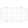 KONTONTY Exit Light Exit Signs for Business Emergency Light Cage Guard Exit Sign Protector Led Light Strips Battery Powered Tinsel Emergency Light Wire Guard Classic Grille Iron White