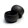 YXHUPOT Teacup 2pcs Chinese Clay Genuine Black Jingang Zisha Gongfu Tea Cups 50ml (Black)