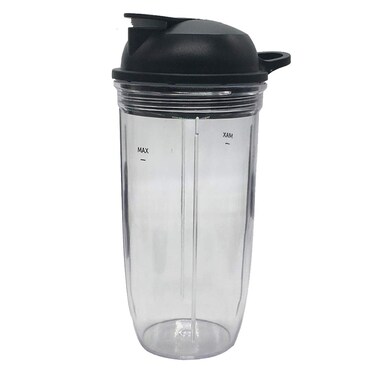 joystar Replacement 32oz cup with to go lid, Compatible with NutriBullet Blender Combo 1200W（NBF10500/NBF70500/ZNBF30400Z/ZNBF30500Z/NBF50400） (1 x 32oz cup with lid)