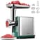 Electric Meat Grinder, Heavy Duty Meat Mincer, Sausage Stuffer Maker, Food Grinder with Sausage &amp; Kubbe Kit, 2 Grinder Plates, Stainless Steel(Green)