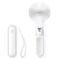 JISULIFE Portable Handheld Fan, Mini 3 In 1 with Rechargeable Battery, Personal Foldable Pocket for Travel, USB Power Bank &amp; Flashlight, Ideal Gifts for Men/Women/Family/Friends - White