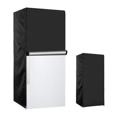YZNKLXF Refrigerator Cover 23''L x 23''W x 56''H, Waterproof Oxford Cloth Upright Freezer Cover Suitable for most 6.5-7.7 Cu.Ft Freezer, Dustproof,Sun-Proof