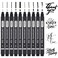 PANDAFLY Calligraphy Pen, 10 Size Calligraphy Pens for Writing, Brush Pens Calligraphy Set for Beginners, Hand Lettering Pen for Art Drawing, Sketching, Scrapbooking