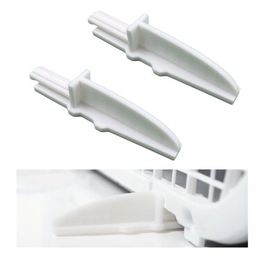 Replacement for Lasko Box Fan Feet, Anti-tip Foot Set Accessory, Set of 2 Pcs (White)
