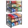 JKsmart 3-Tier Stackable Can Rack Organizer for Pantry, Adjustable Can Storage Holder for Various Ounces of Canned food Soda Drinks, Can Dispenser for Kitchen Cupboard Cabinet, 2 Pack