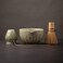 TANG PIN Matcha Set - Match Bowl with Spout and Whisk, 15 OZ, Matcha Scoop   Matcha Whisk Stand (Chasen Holder) - 4pc Perfect Matcha Kit for Matcha Tea Ceremony (Mottled Green)