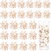 24 Pcs Artificial Pearl String for Floating Candle Faux Pearls Beads String Pearl Party Garland Decoration for Vases Filler Wedding Centerpiece Christmas Party Decor (Rose Gold)