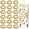Hicarer 157 Feet 24 Strings Pearl String for Floating Candles Highlight Faux Pearl for Vase Filler for Wedding Valentines Party Home Table Centerpieces Decor(Gold)