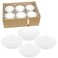 UNICY 12 Pack 3 Inch White Floating Candles, 10 Hour Unscented Dripless Tealight Candles for Cylinder Vases, Centerpieces at Wedding Party Pool Holiday - Wavy Float Candle