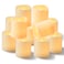 Homemory 12PCS Auto Timer Flameless Votive Candles, Flickering Battery Operated LED Tealight Candles, Realistic Electric Fake Tealight Candles for Wedding, Table, Outdoor(Battery Included)