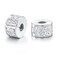 JewelrieShop Clip Spacer Charm for Bracelet Clip Lock Stopper Bead Spacer European Openable Bead (#09S, 2pcs)