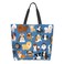 Cafl Cute Dog Tote Bag Cartoon Puppy Shoulder Bag Large Reusable Eco-friendly Shopping Bags Portable Storage Handbag Convenient for Women Gym Beach Travel