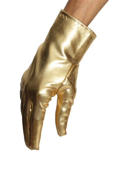 Arsimus Shiny Metallic Gloves (Gold)