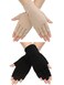 Maxdot Fingerless Gloves Non Slip UV Protection Driving Gloves Summer Outdoor Gloves for Women(2 Pairs,Black and Gray)
