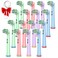 HURKEYE 16pcs Kids Toothbrush Heads Compatible with Oral B Electric Toothbrush, Replacement Heads Professional Soft Bristles Brush Heads for Children with Sensitive Gums