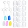 20 Pcs Reusable Toothbrush Covers Compatible with Philips Sonicare Electric Toothbrush Heads for Healthy Brushing and Storage in Home and Travel,Toothbrush Caps for rectangular toothbrush heads