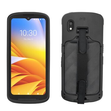 TC15 Protective Case with Handstrap for Zebra TC15 Barcode Scanner Handheld Mobile Computer, Rugged Bumper Cover