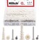 Hilitchi 112 Pieces Plastic Large and Small Self-Drilling Drywall and Hollow-Wall Anchor with Screws Kit
