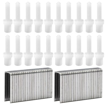 Shutter Repair Kit, 60Pcs Shutters Tilt Rod Silver Shutter Repair Operable Plantation Silver Shutter Fasteners with Screws for Missing Metal Indoor Louver Staples Tools Repair for Most Louver Hardware