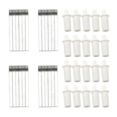 YTgilo Set of 20 Shutter Repair Tools Metal Shutter Pins Plantation Shutter Repair Nails Window Tool Supplies Used to Hold Tilt Rods in Place to Hold Vanes Universal Shutter Panels