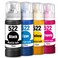 T522 522 Ink Refill Bottles(4-Pack) Compatible Replacements for Epson 522 Ink Refill Bottles for Ecotank ET-2800 ET-2803 ET-2720 ET-4800 ET-2400 ET-4810 ET-2840 Printer