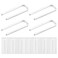 Shutter Replacement Staples Plantation Shutter Repair Parts Plantation Shutter Staples Shutter Hardware Shutter Repair Pins 80 PCS Plantation Shutter Repair Kit(1.6 x 0.5 cm/ 0.6 x 0.2 inch)