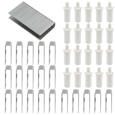 Cionyce 20 Pack Shutter Repair Kit Plantation Shutter Repair Kit Replacement Tool Set Premium Tilt Rod Louvers Staples and Spring Loaded Shutter Pins for Efficient Shutter Repair