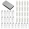 Cionyce 20 Pack Shutter Repair Kit Plantation Shutter Repair Kit Replacement Tool Set Premium Tilt Rod Louvers Staples and Spring Loaded Shutter Pins for Efficient Shutter Repair