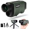Night Vision Monocular Digital Infrared Monocular Telescope for 100% Darkness with 8X Zoom 2000mAh Rechargeable Battery Upgrade Tripod 32 GB SD Card &amp; Card Reader, for Adult Hunting Camping Green