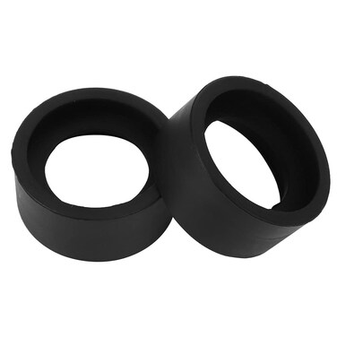 2PCS Microscope Goggle 32-36mm Diameter Eyepiece Cover Binocular Eye Cups Replacement Soft Rubber Stereo Microscope Accessory (Flat Angle) (KP-H2 Flat Angle)