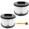 Alrens 2 Pack DWV9330 Replacement HEPA Filter for DEWALT DWV010 8 gallon and DWV012 12 gallon Dust Extractor, Part # DWV9330