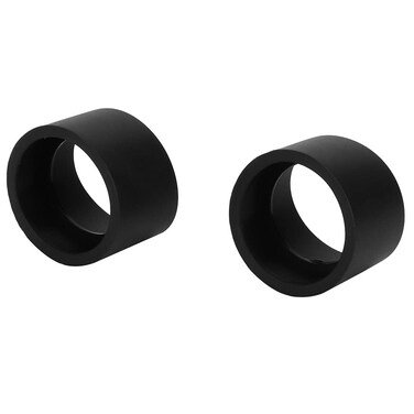 2PCS Eyepiece Cover Eyepiece binocular eye cups Guard Soft Rubber 36mm Stereo Microscope Accessory for 32-36mm Stereo Microscope(Oblique Angle)(KP-H1 bevel)