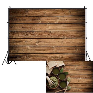OFILA Wood Backdrop for Photography 7x5ft Vinyl Brown Wood Backdrop Rustic Wooden Wall Backdrop Country Wood Photo Backdrop Birthday Baby Shower Backdrop Wooden Floor Backdrop