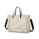 Laptop Tote Bag 15 Inch, Computer Shoulder Bag Large Work Tote Bag for Women, Laptop Carrying Case Stylish Handbag for Business Travel (Apricot)