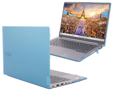 mCover Case ONLY Compatible for 2023~2025 14" Lenovo ThinkBook 14 G6 / G7 Series Windows Notebook PC (NOT Working with Other Lenovo Models) - Aqua