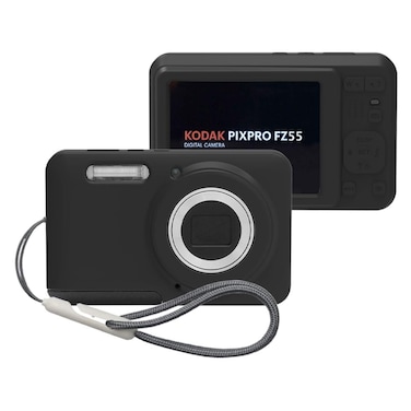 Tedubax Case for Kodak PIXPRO FZ55 Case, Soft Silicone Case for Kodak PIXPRO FZ55 - Anti-Scratch Slim Fit Lightweight Protective Case - Black