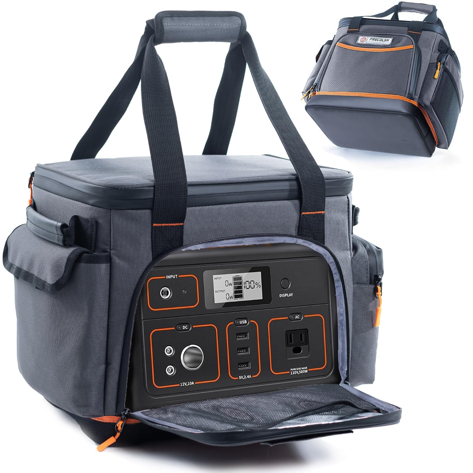 Frecolsh Frecolsh Travel Carrying Case With Jackery Explorer 1500