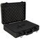 ITHWIU 15 Inch Aluminum Carrying Case 15 X 11 X 4.3 Inch Ideal for Microphone &amp; Camera Gear Transportation, DJ Mixer Case with Customizable Pre-Diced Foam, Black