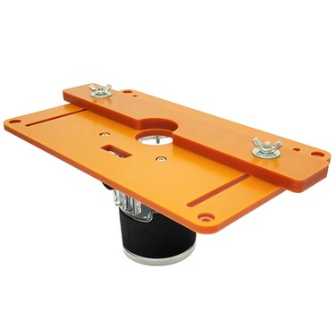 MJTXiaoWu Router Flip Plate Bakelite Plate Trimming Machine Router Table Insert Plate Small Router Plate Wood Milling Slotting Chamfering Guide Tools for Woodworking Work Bench
