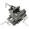 Cross Slide Drill Press Vise 4-Inch Heavy Duty Benchtop Compound Cross Slide Vise Metal Milling Bench Mount Clamp Machine Vice Holder Clamping Tool